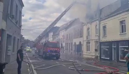 Incendie d’une maison dans le centre de Couvin (31/08/2020)