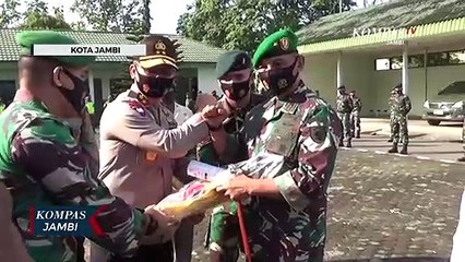 Satgas Karhutla Terima Pompa Air Portable