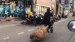 Drivers baffled by modified motorcycle resembling witch's broomstick