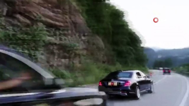 Cumhurbaşkanı Erdoğan, Dereli’nin ardından selden zarar gören Doğankent ilçesine ziyarette bulundu