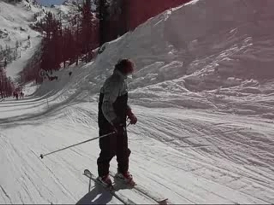 PA et Maël en ski arrière !