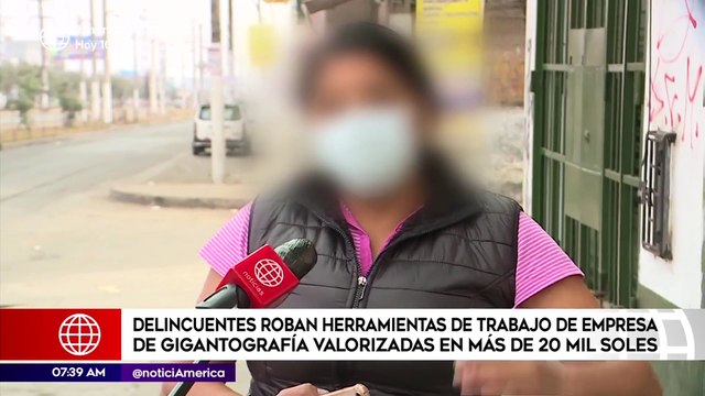 Delincuentes roban herramientas de trabajo de empresa valorizadas en más de 20 mil soles | Primera Edición (HOY)