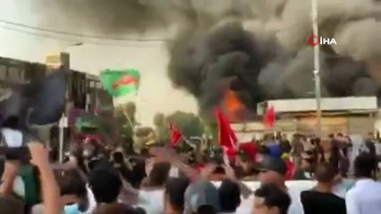 - Irak’ta öfkeli Şii grup televizyon kanalını ateşe verdi