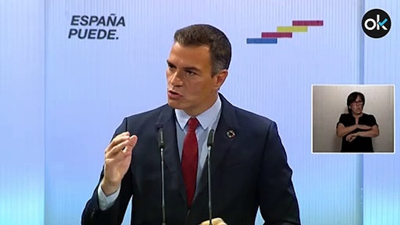 Sánchez repite hasta en 24 ocasiones las palabras "unidad" y "unidos" en su chantaje a Casado