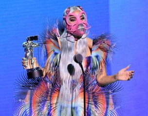 Lady Gaga Outmasked Herself at the VMAs