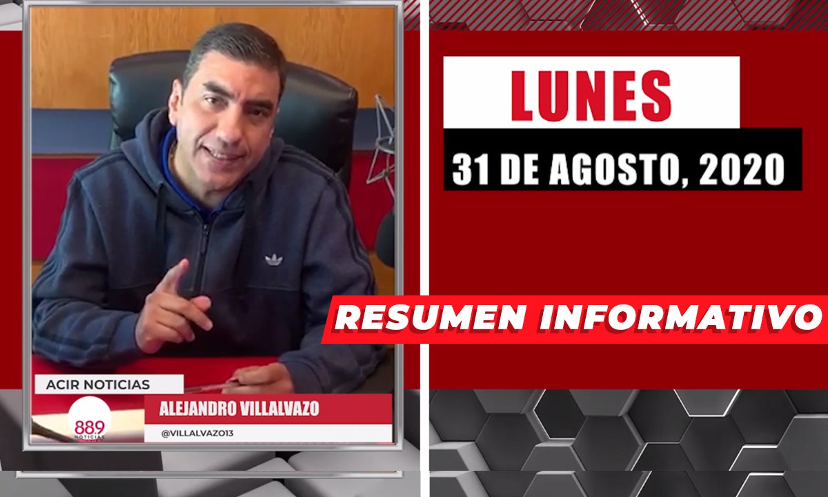 Resumen de noticias lunes 31 de agosto 2020 / P...