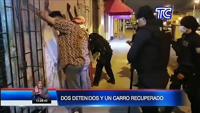Operativos policiales en el sur de Guayaquil dejaron 2 detenidos y un carro recuperado