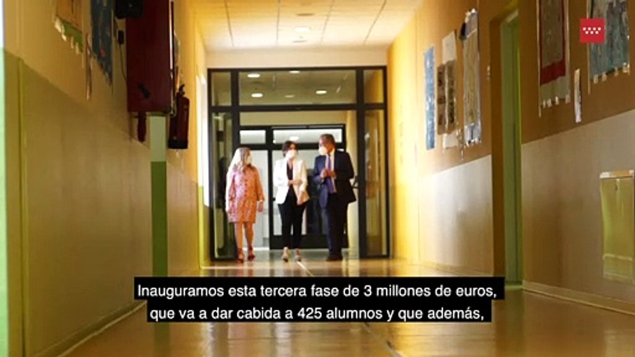 Isabel Díaz Ayuso anuncia 9.000 nuevas plazas educativas públicas en 2020/2021 con una inversión de 105M