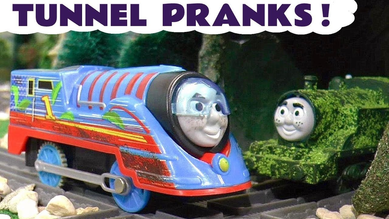 Tom Moss Tunnel Pranks with Thomas and Friends...