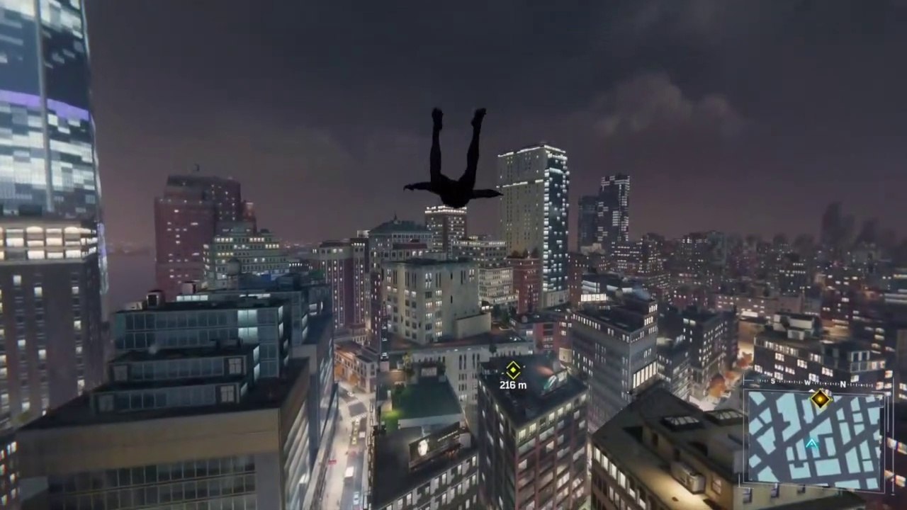 Marvel's Spider-man Black Spiderman gets scared...