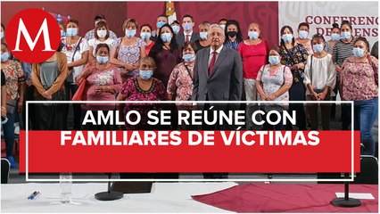 AMLO recibe a familiares de víctimas de Pasta de Conchos