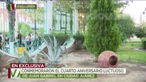 Mónica Castañeda en el cuarto aniversario luctuoso de Juan Gabriel en Ciudad Juárez. | Ventaneando