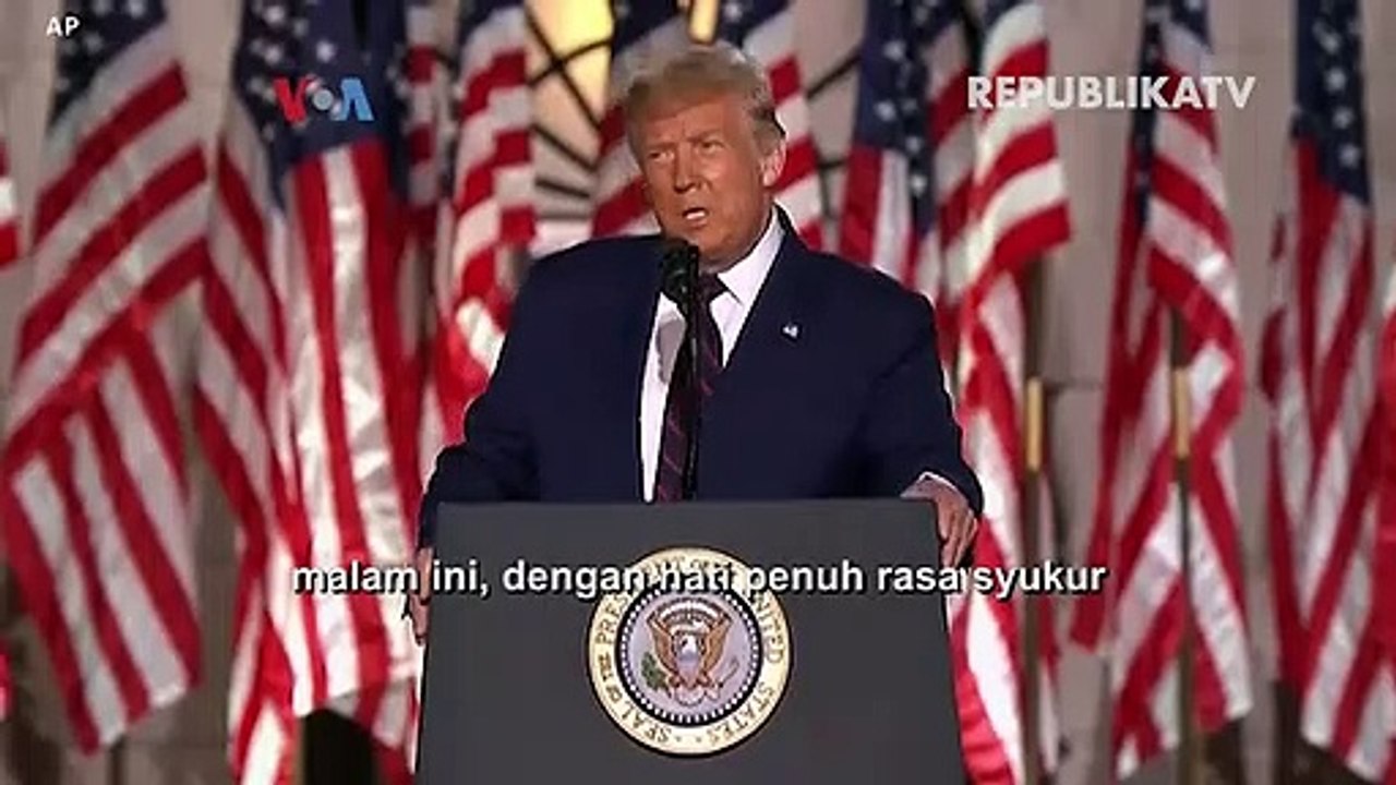 Presiden Amerika Serikat, Donald Trump (kiri) dan calon presiden Amerika Serikat dari partai Demokrat, Joe Biden (kanan)
