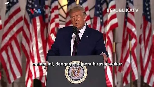 Presiden Amerika Serikat, Donald Trump (kiri) dan calon presiden Amerika Serikat dari partai Demokrat, Joe Biden (kanan)