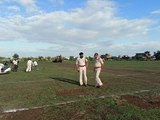 सीतामऊ: सीतामऊ हेलीपैड का निरीक्षण करने पहुंचे एडिशनल एसपी विनोद सिंह