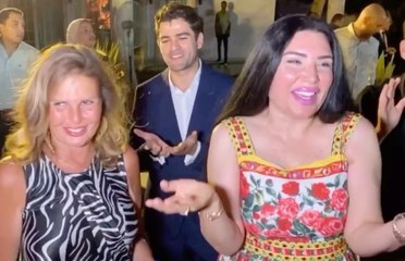 النجوم يشعلون عقد قران إسراء العدل....لقطات مبهجة