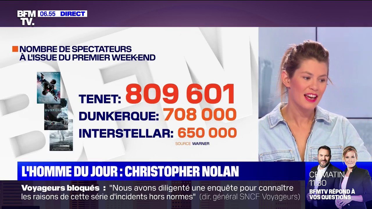 Avec plus de 800.000 entrées en une semaine, Tenet réalise le meilleur démarrage en salles de l'année