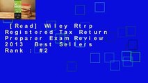 [Read] Wiley Rtrp Registered Tax Return Preparer Exam Review 2013  Best Sellers Rank : #2