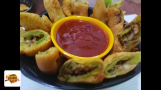 मिर्ची के पकोड़े बनाने का आसान तरीका |  मिर्ची भजिया | Mirchi Pakoda Recipe - Maddlykitchen