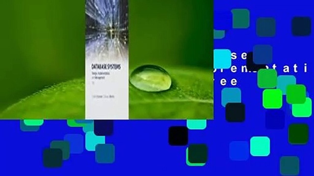 Full version  Database Systems: Design, Implementation, & Management  For Free