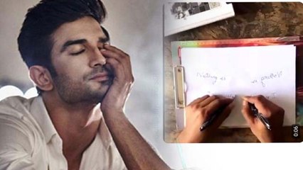 Descargar video: Sushant Singh Rajput Sister Shweta Singh Kirti share Sushant's Rare Genius Talent his Mirror Writing