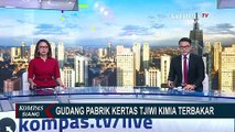Gedung Pabrik Kertas Tjiwi Kimia Terbakar, 7 Unit Damkar Dikerahkan