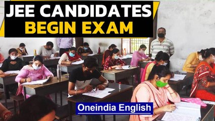 JEE begins, students write competitive tests for IITs NEET next Oneindia News