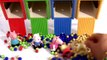 Peppa Pig Tayo Garage Surprise Toys - Learn Colors with Wrong Heads Slime Color for Toddlers
