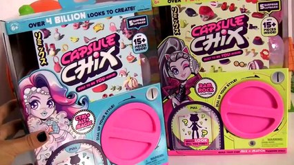 Télécharger la video: Surprise Capsule Chix Doll with Capsule Machine Unboxing and Mix and Match Fashions and Accessories