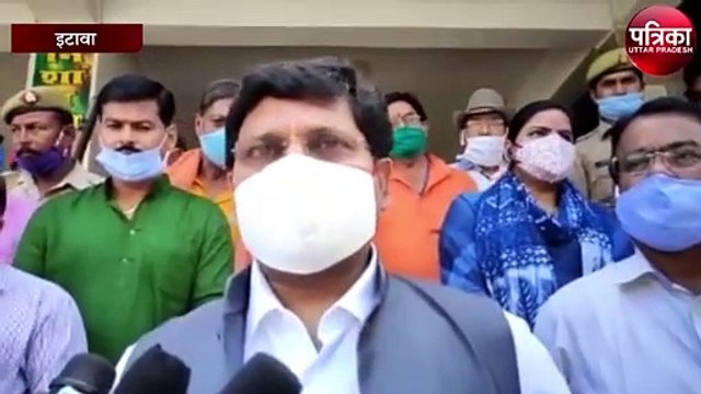 कानपुर मंडल आयुक्त ने किया भर्थना स्वास्थ्य केंद्र का निरीक्षण