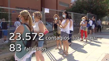 Скачать видео: La curva de contagios se dispara con 23 mil nuevos casos y 83 fallecidos