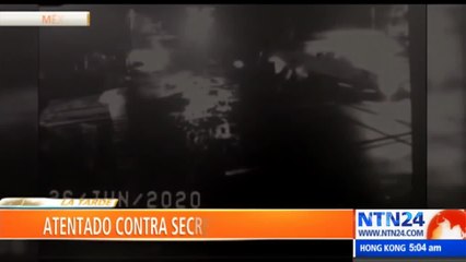 Secretario de Seguridad de la Ciudad de México resultó herido en un atentado