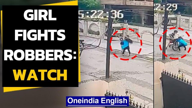 Punjabi girl fights off robbers on bike | Fight like a girl | Oneindia News