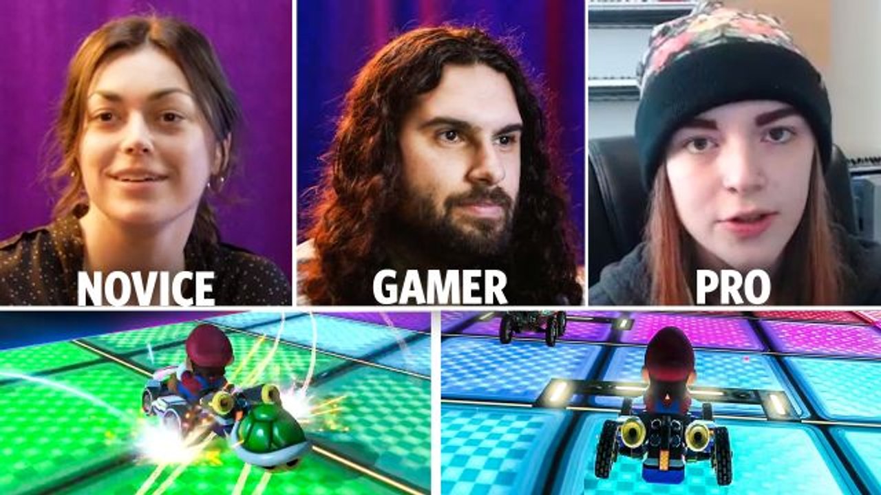 30 People Play Mario Kart 8 From Newbies to Pros