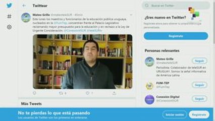 Uruguay: maestros y funcionarios piden mayor presupuesto a educación