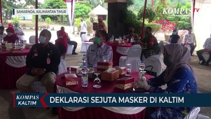 Deklarasi Sejuta Masker Di Kaltim