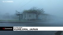 طوفان «مای‌ساک» جنوب ژاپن را در نوردید؛ ۴۰ درصد پروازها لغو شد