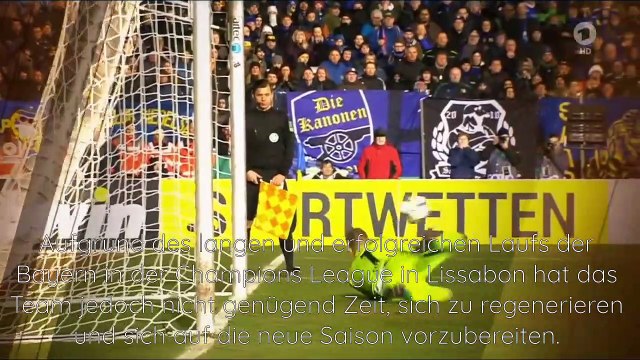 Das DFB-Pokal-Spiel der Bayern München in der ersten Runde wurde auf Oktober verschoben