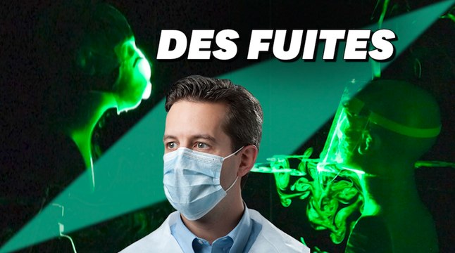 Voici comment visières et masques à valve laissent passer des gouttelettes invisibles