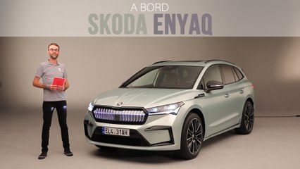 A bord du SUV électrique Skoda Enyaq (2020) !
