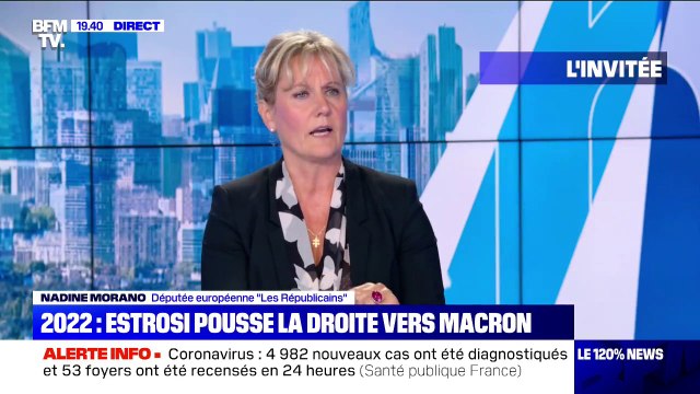 Nadine Morano (LR): Christian Estrosi n'est pas le porte-parole des Républicains pour les appeler à voter Macron en 2022