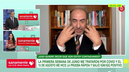 "¿Sigo contagiando?" | Sanamente con el Doctor Elmer Huerta (HOY)