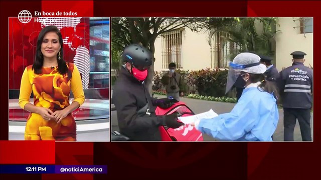 Realizan prueba rápida de Covid-19 a repartidores de comida | Edición Mediodía (HOY)