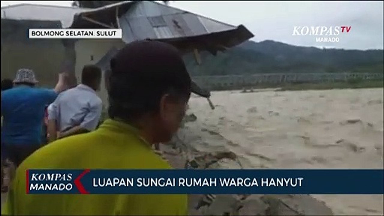 Sungai Meluap, Rumah Warga Hanyut