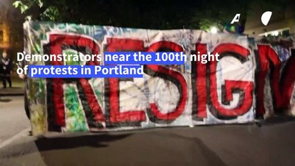 Portland police make arrests on Black Lives Matter protest night