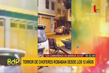 Los carroñeros de Barrios Altos: banda asaltaba a choferes y delinquían desde los 12 años