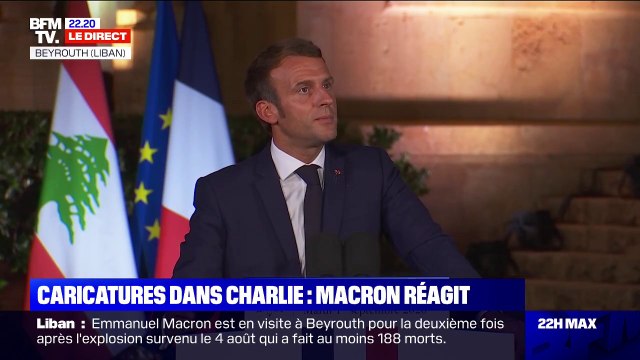 Emmanuel Macron: La caricature n'est pas un discours de haine
