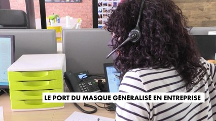Le port du masque devient obligatoire en entreprise