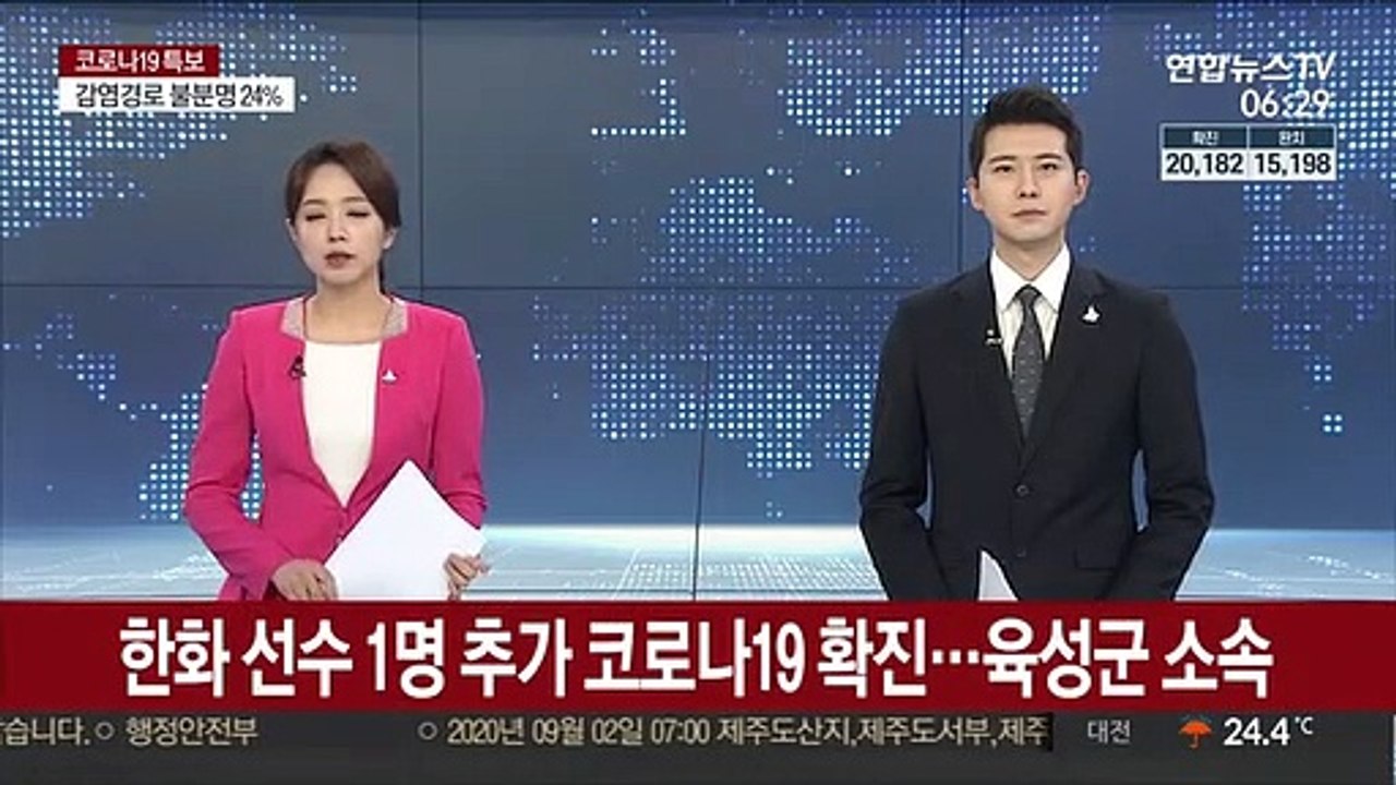 프로야구 한화 선수 1명 추가 코로나19 확진…육성군 소속