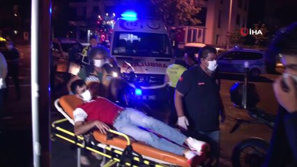 Kadıköy'de motosikletli trafik polisiyle bir başka motosiklet sürücüsü çarpıştı